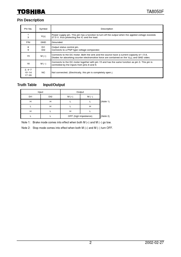 TA8050F