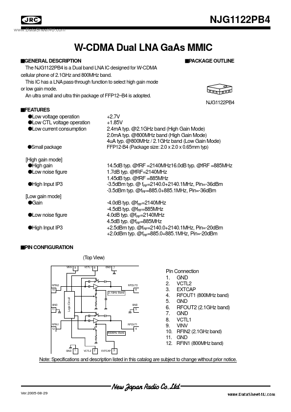 NJG1122PB4