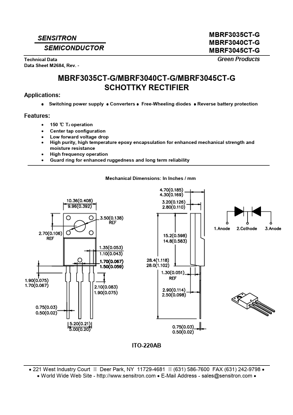 MBRF3045CT-G