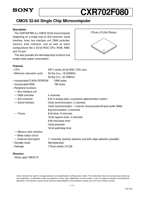 CXR702F080