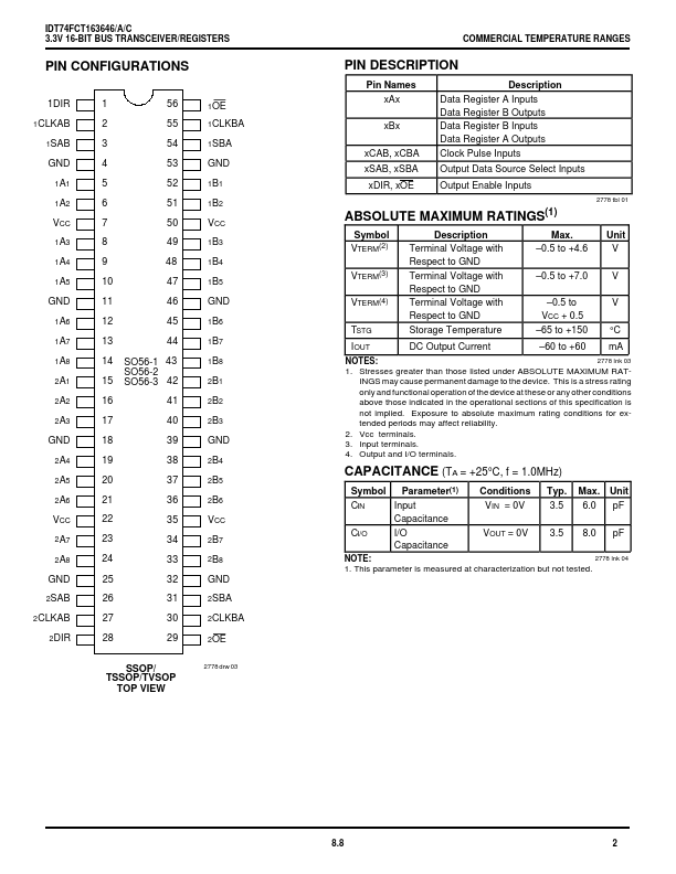 IDT74FCT163646