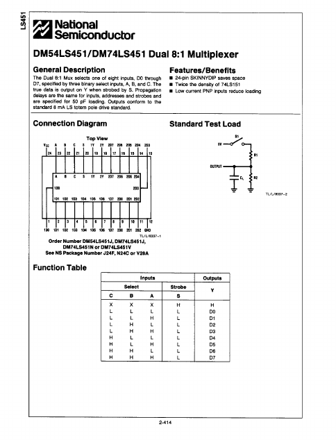 DM54LS451