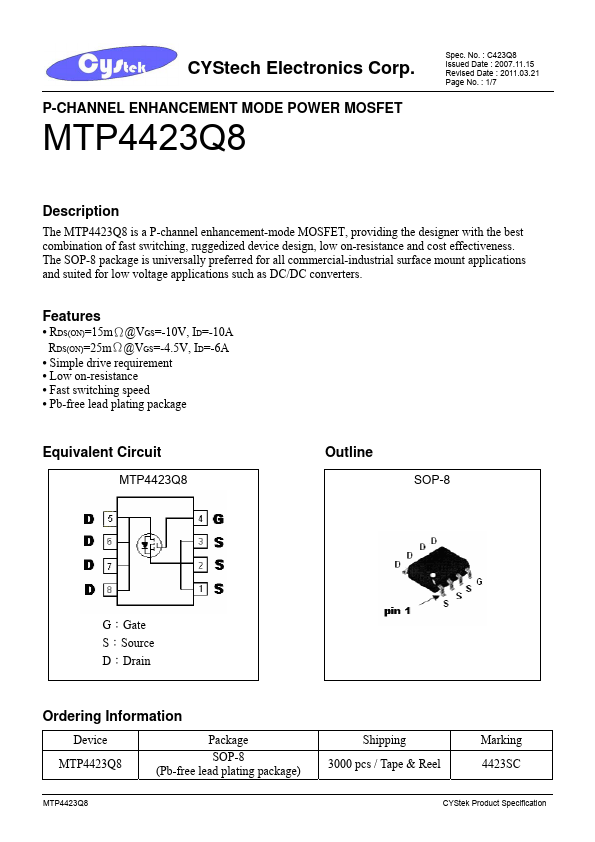 MTP4423Q8