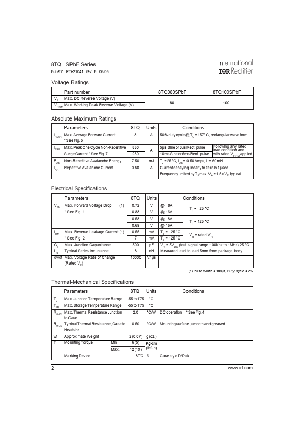 8TQ080SPbF