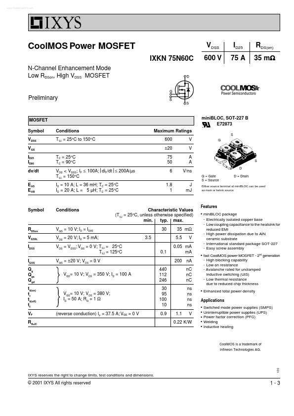 IXKN75N60C