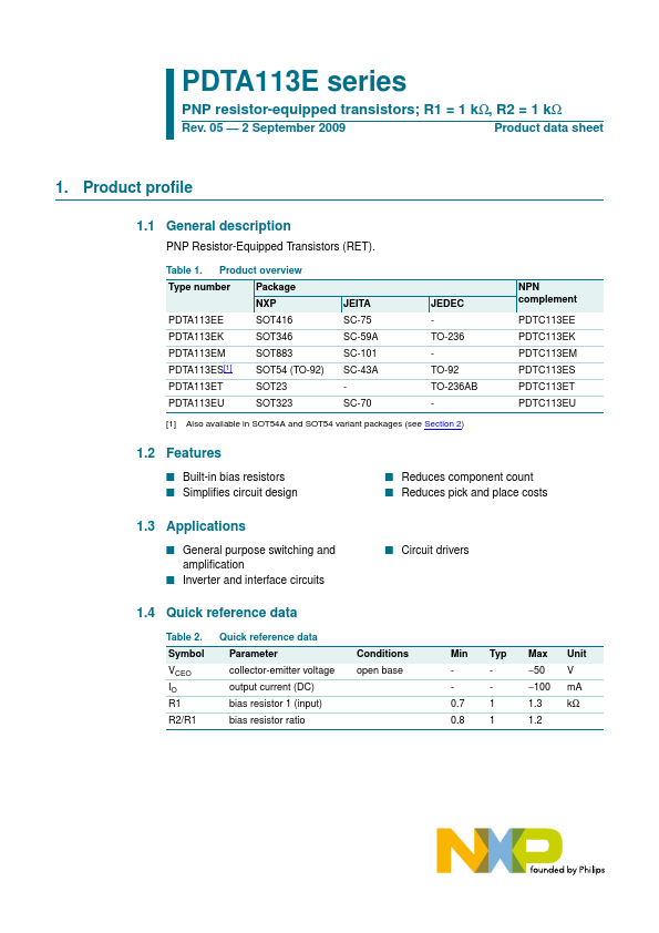 PDTA113ET