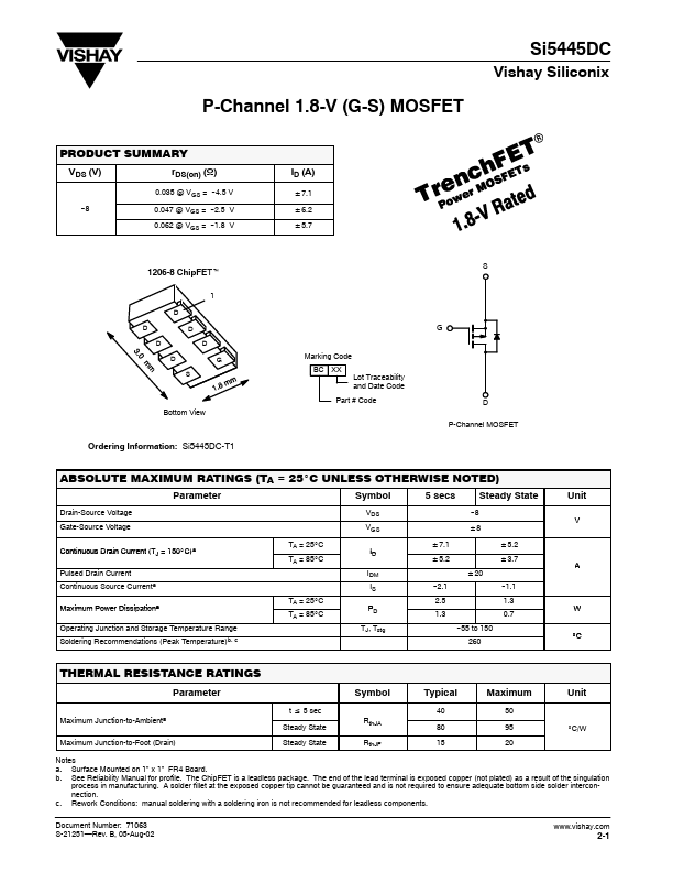 SI5445DC