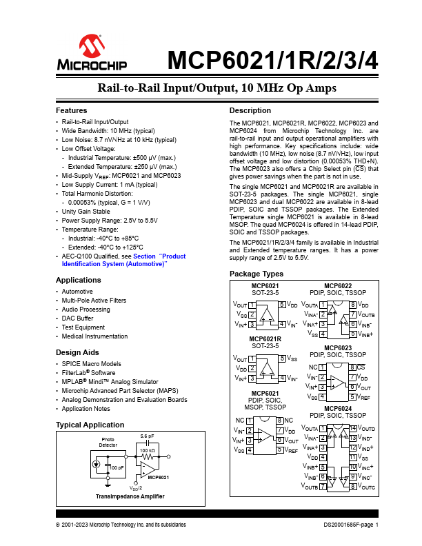 MCP6022