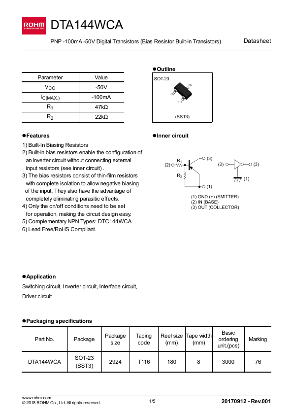 DTA144WCA