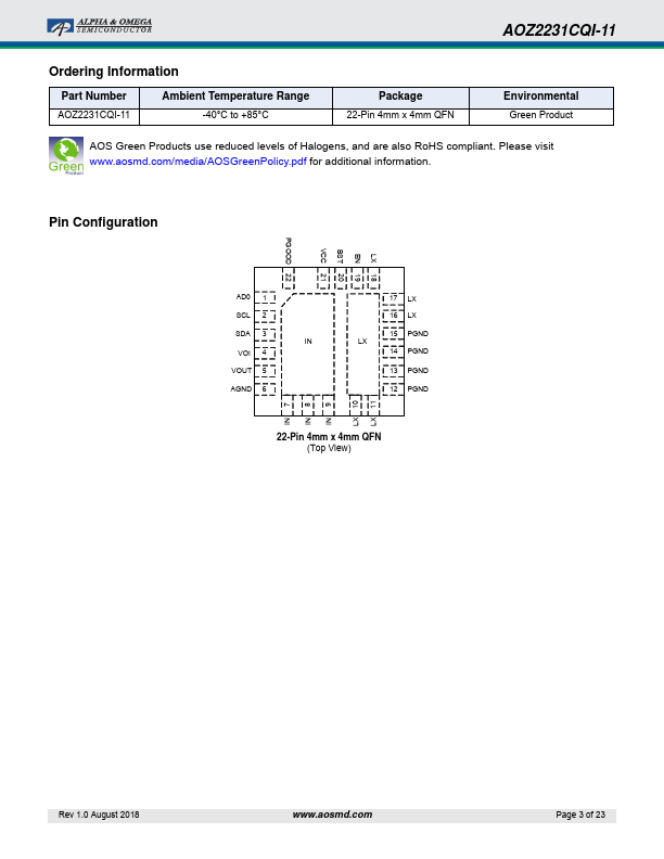 AOZ2231CQI-11