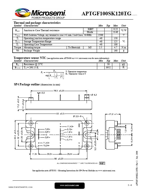 APTGF100SK120TG