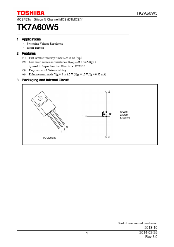 TK7A60W5