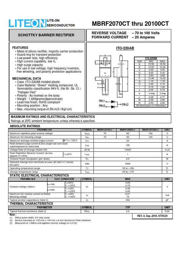 MBRF2070CT