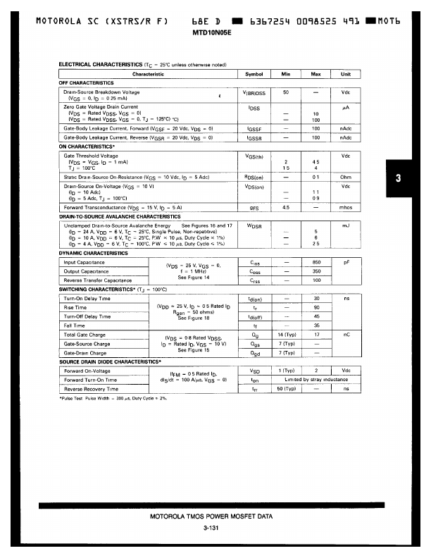 MTD10N05E