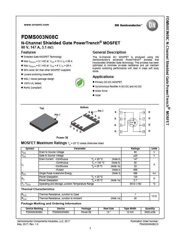 FDMS003N08C