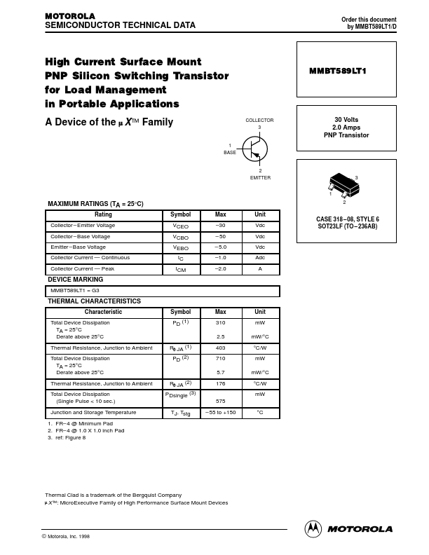 MMBT589LT1