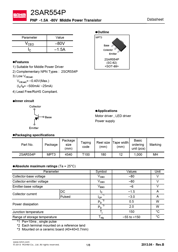 2SAR554P