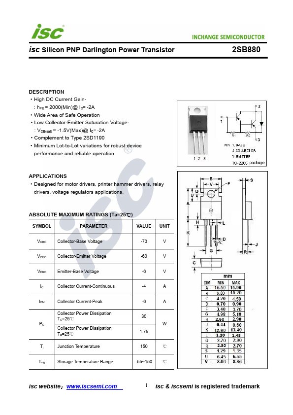 2SB880