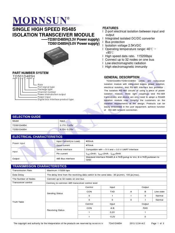 TD301D485H