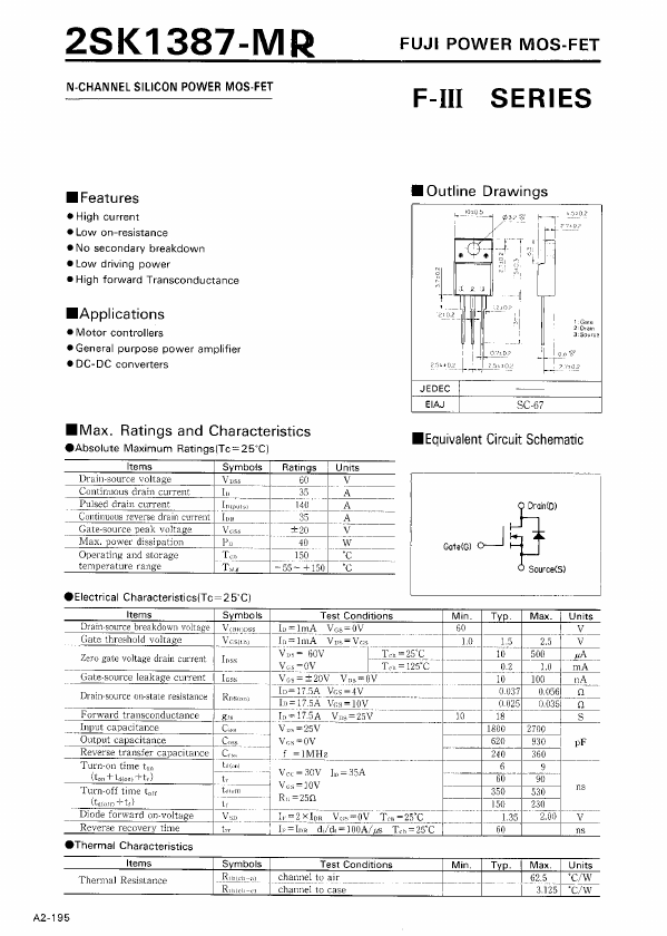 2SK1387-MR