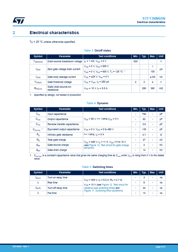 STF13NM60N