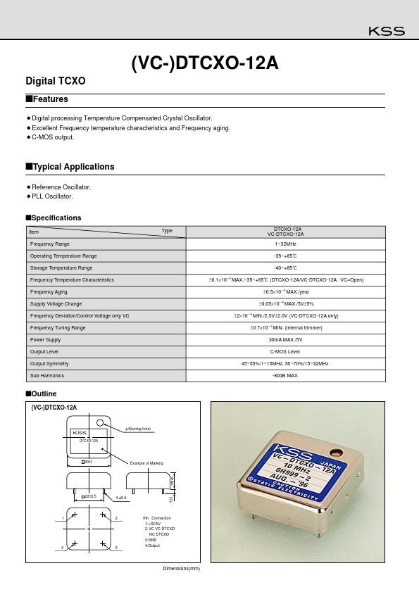 DTCXO-12A