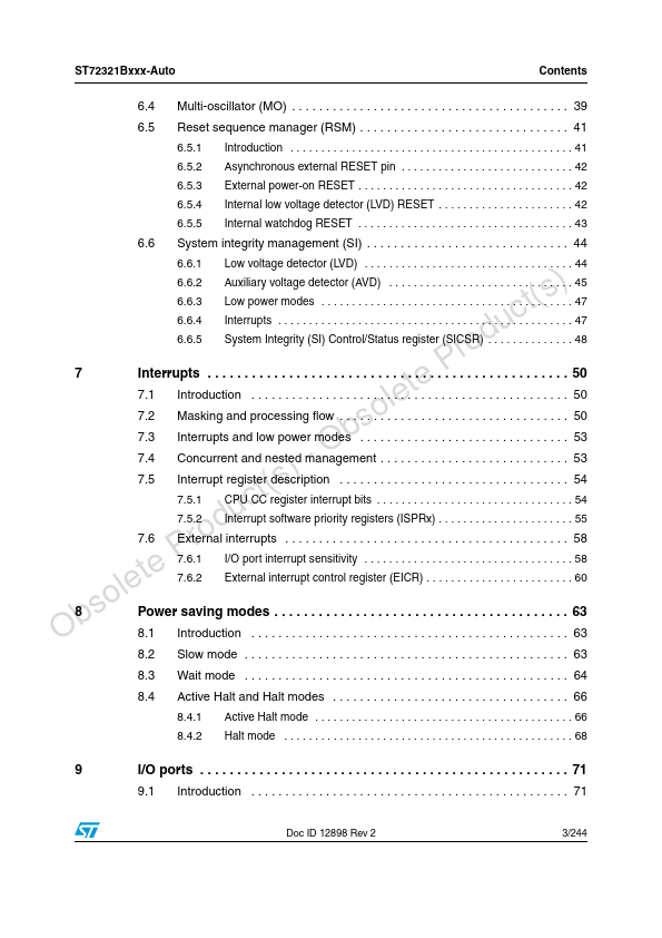 ST72321BJ6-Auto