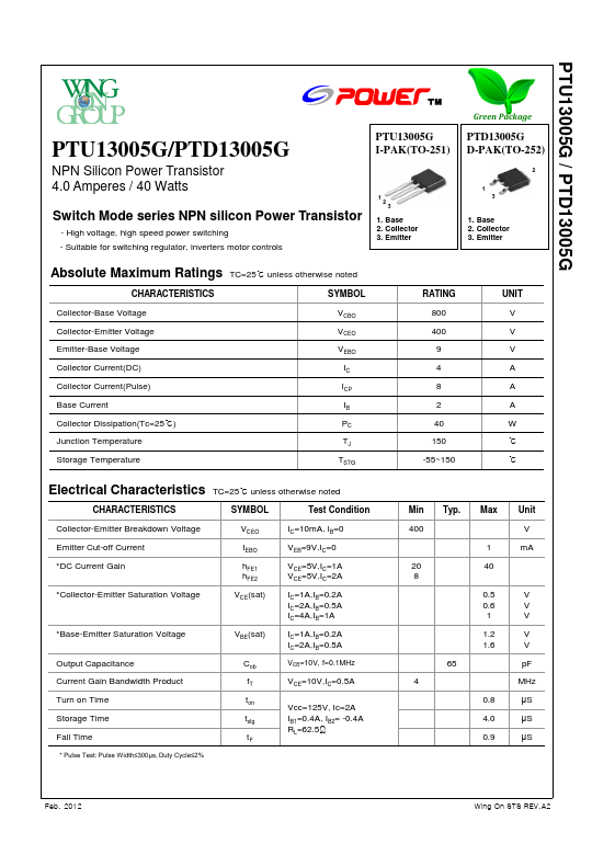 PTU13005G