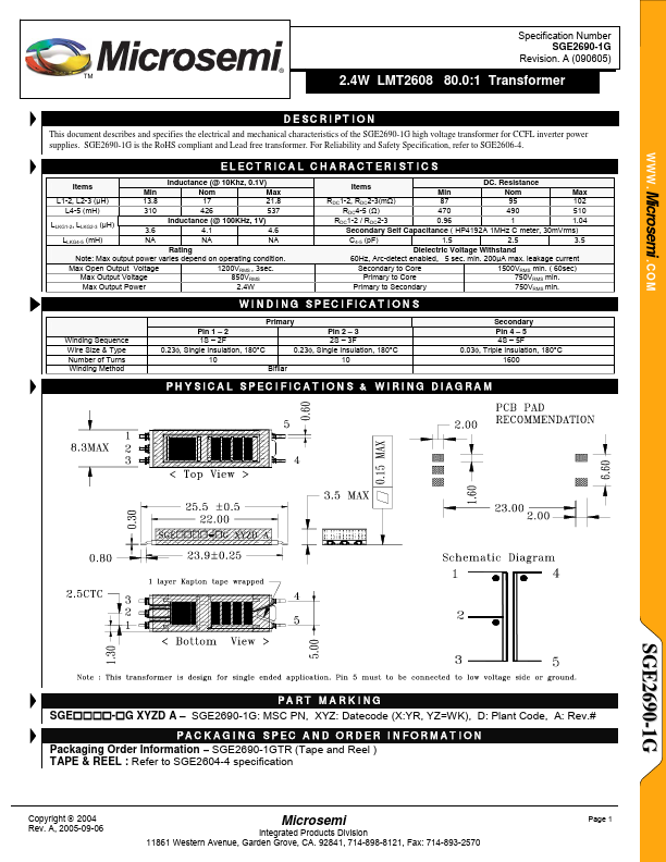 SGE2690-1G