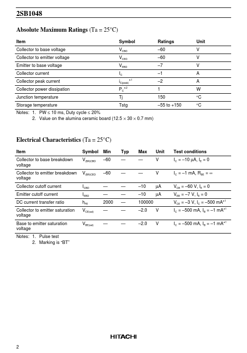 2SB1048