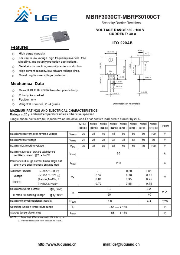 MBRF30100CT