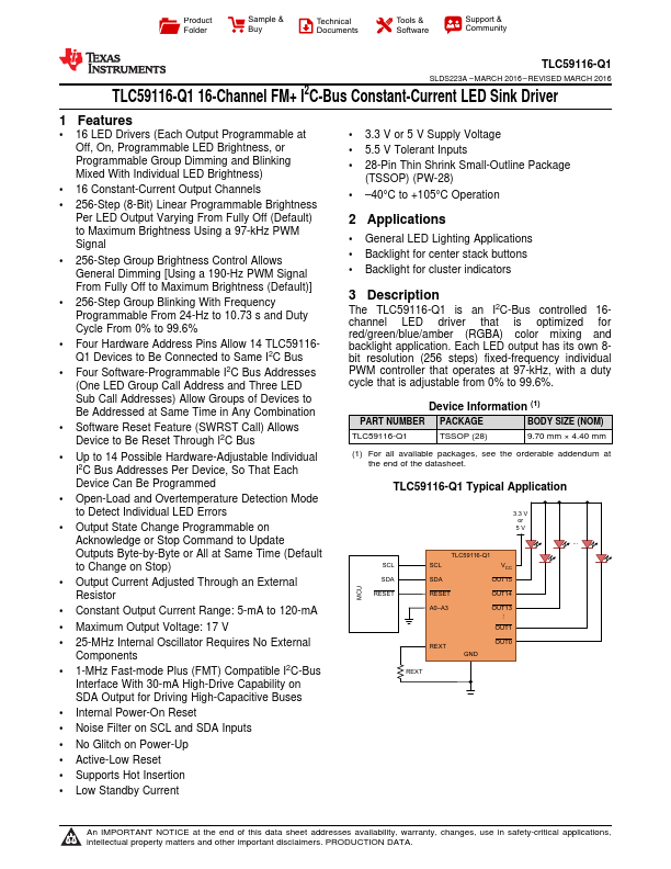 TLC59116-Q1