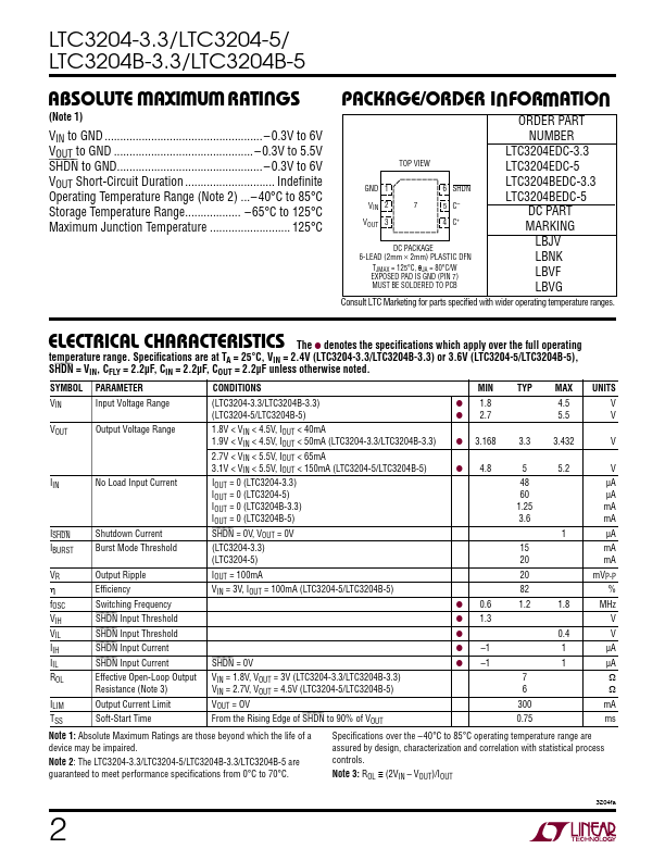 LTC3204B-3.3