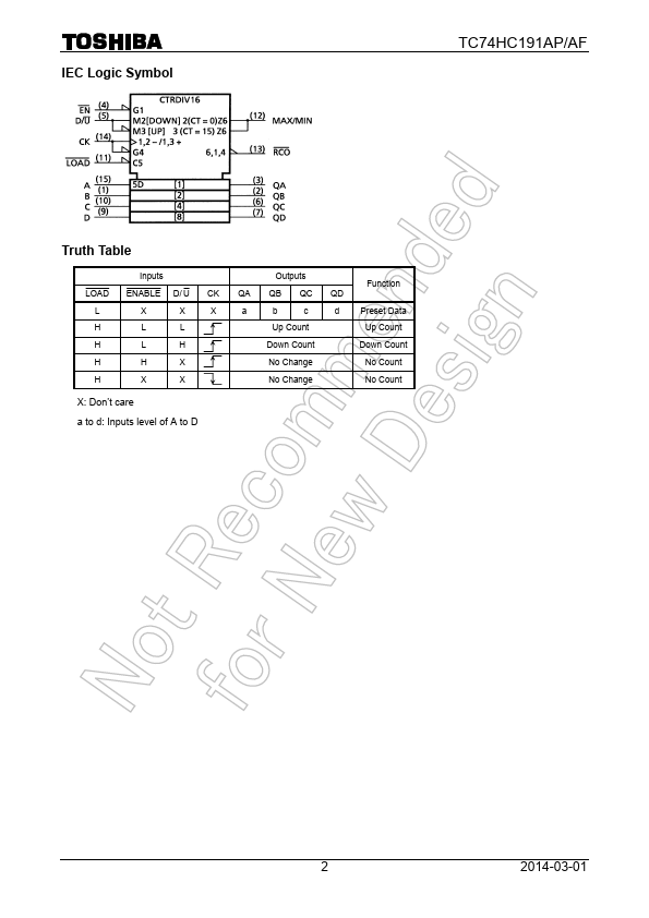 TC74HC191AF