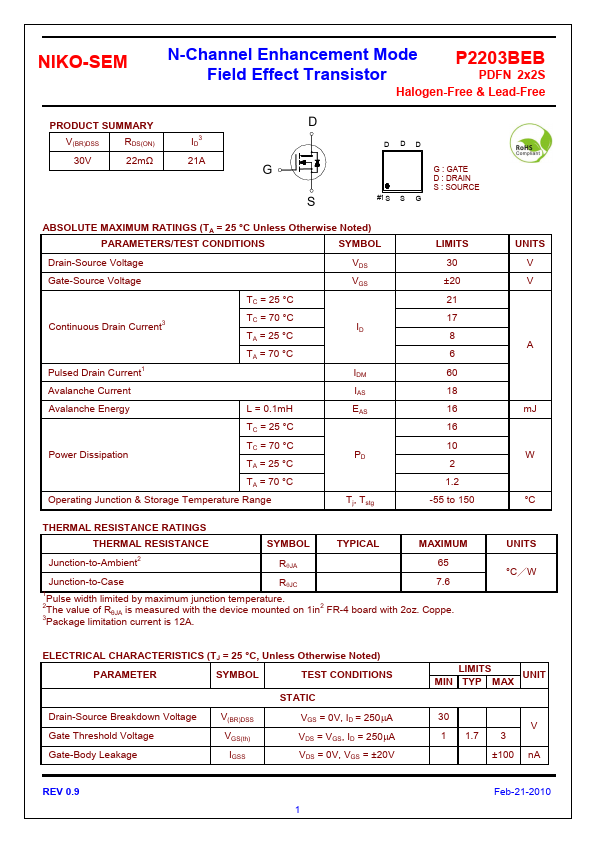 P2203BEB