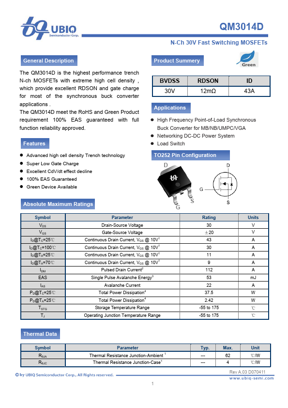 QM3014D