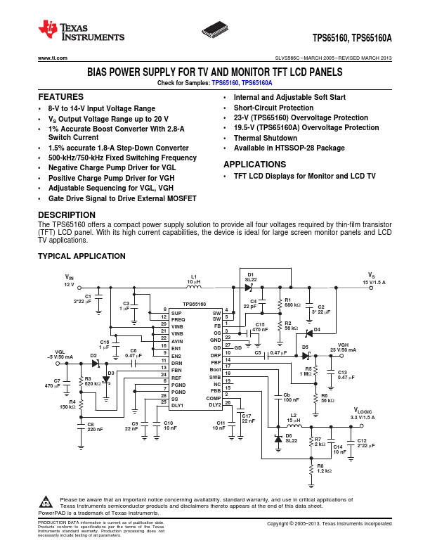 TPS65160A