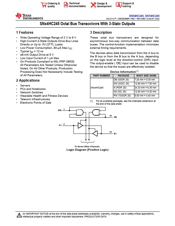 74HC245