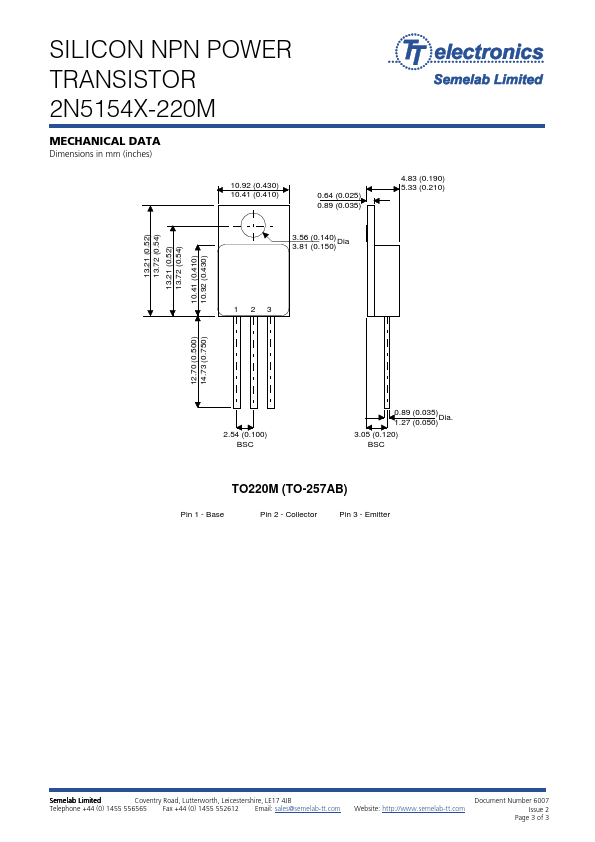 2N5154X-220M