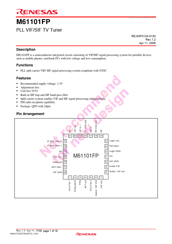 M61101FP