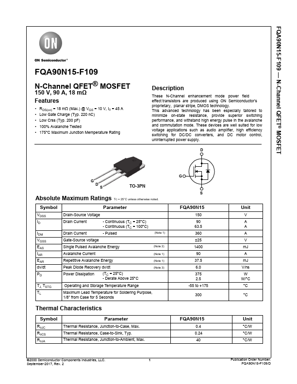 FQA90N15-F109