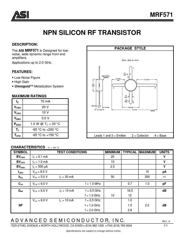 MRF571