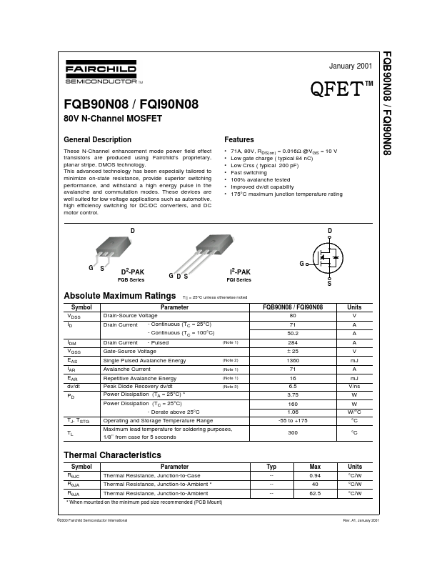 FQI90N08