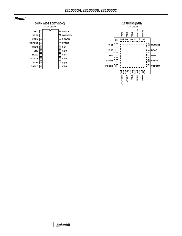 ISL6550B