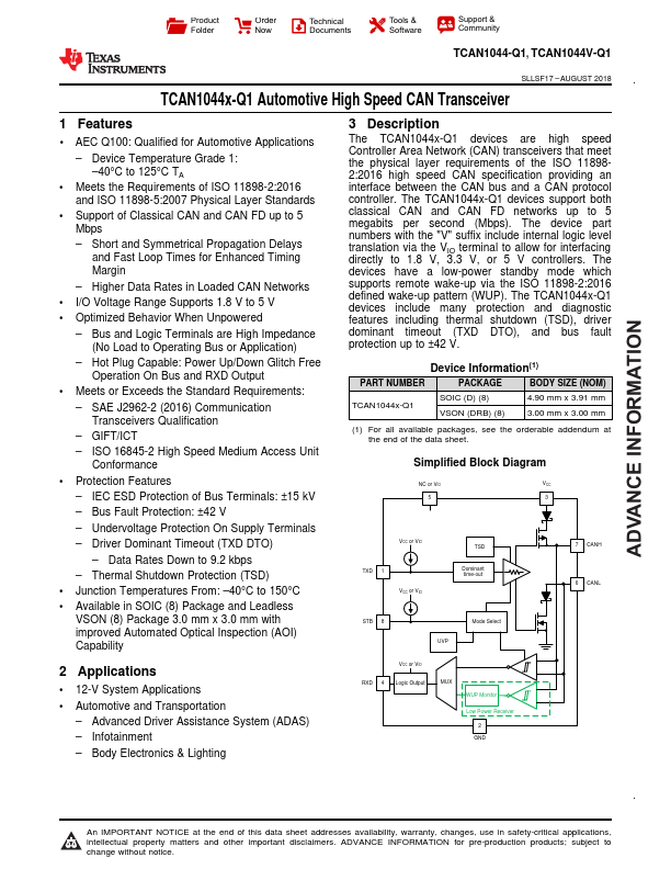 TCAN1044V-Q1