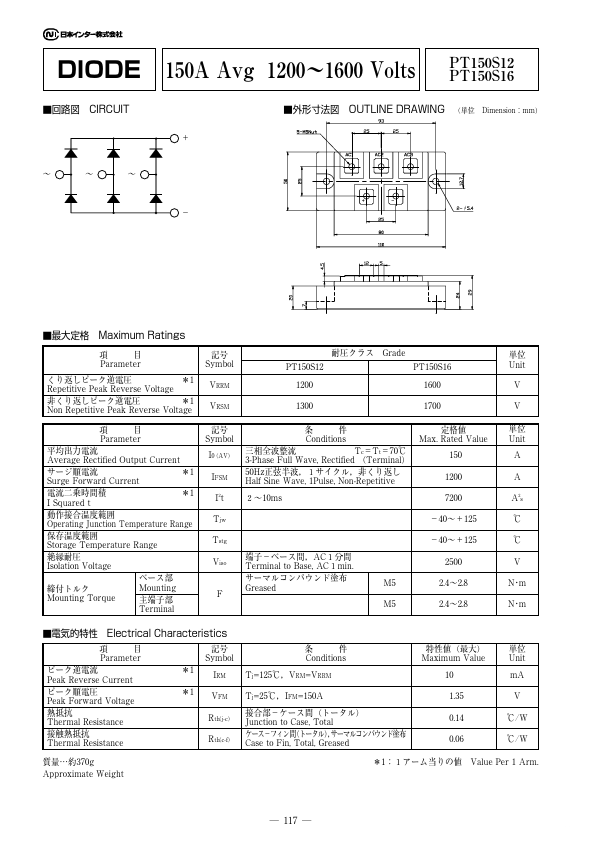 PT150S16