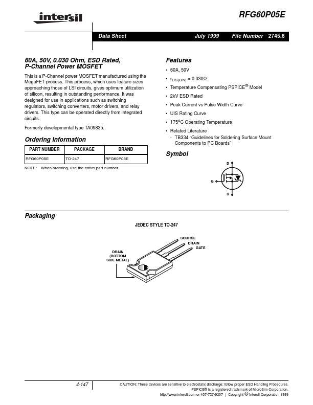 RFG60P05E