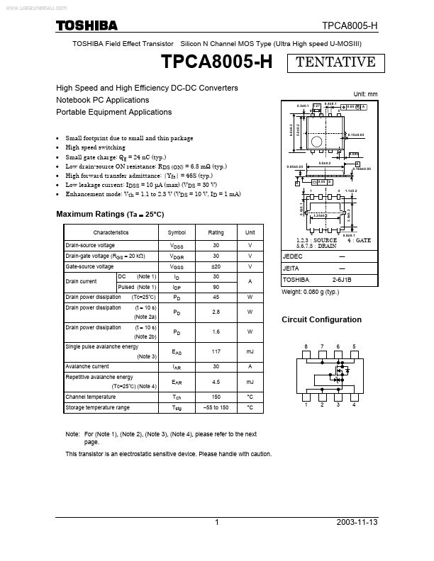 TPCA8005-H