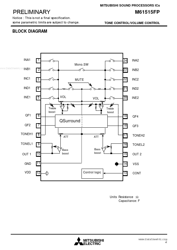 M61515FP