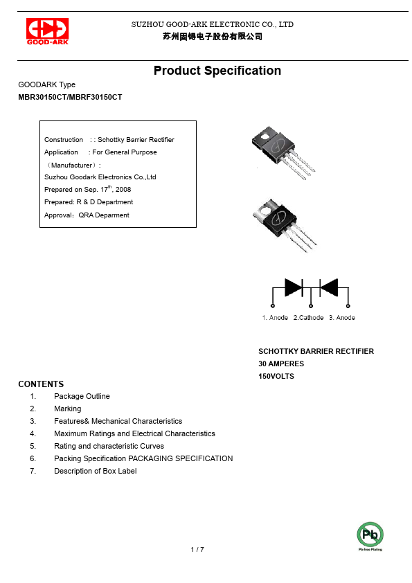 MBRF30150CT